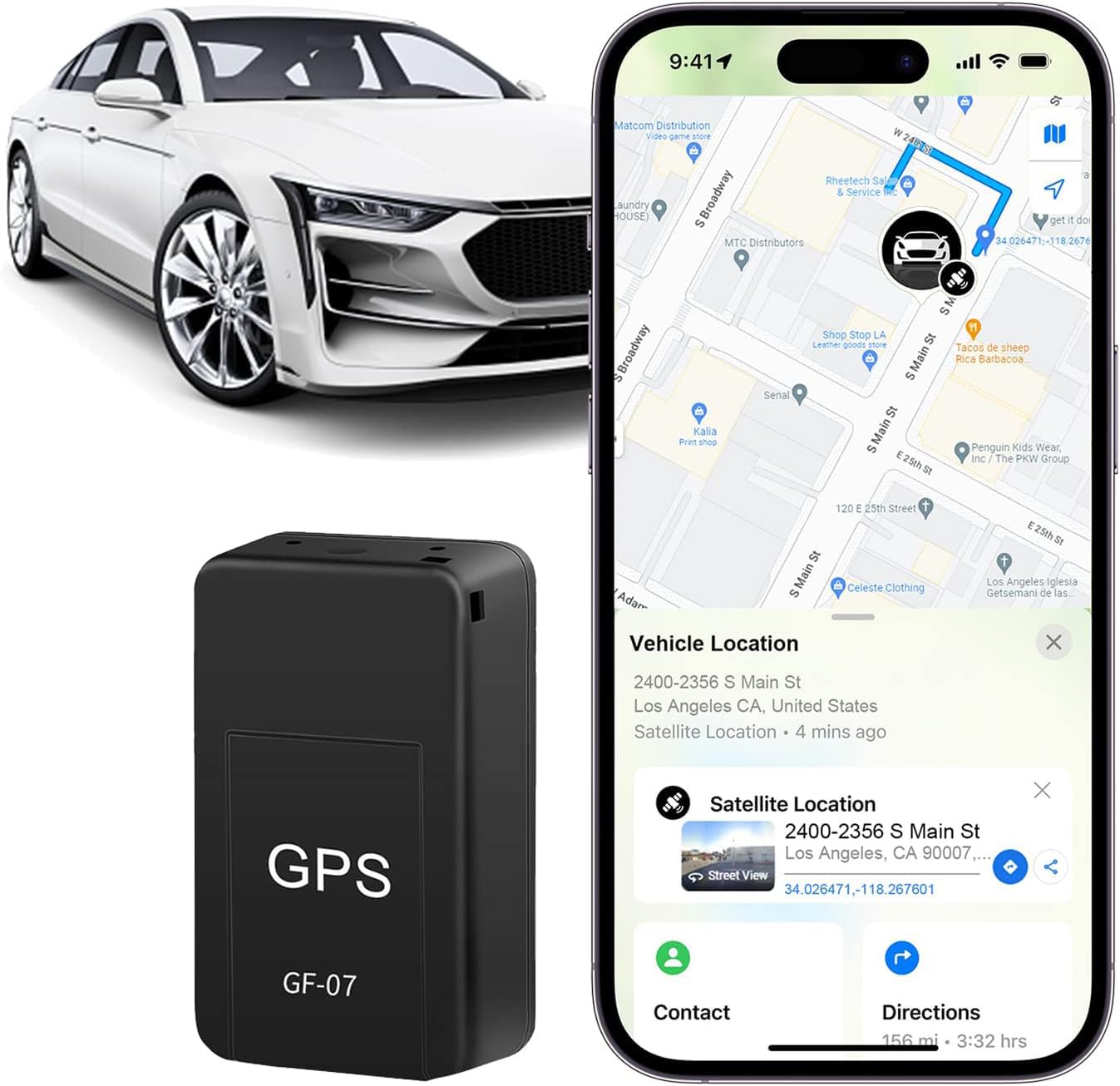 Mini traceur GPS avancé et caméra sans fil pour une sécurité et une surveillance transparentes