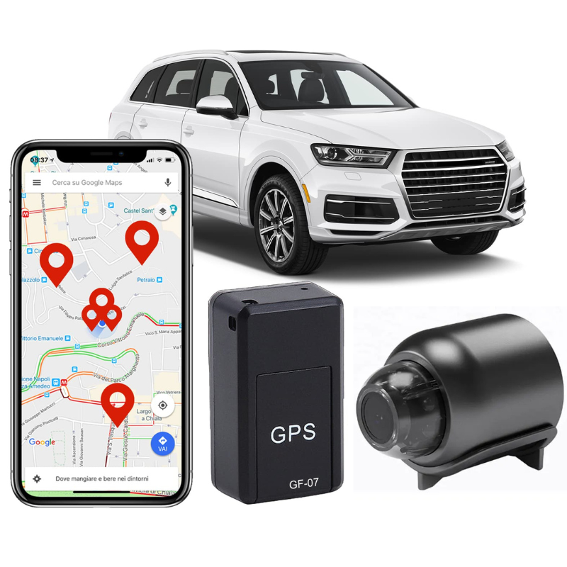 Mini traceur GPS avancé et caméra sans fil pour une sécurité et une surveillance transparentes